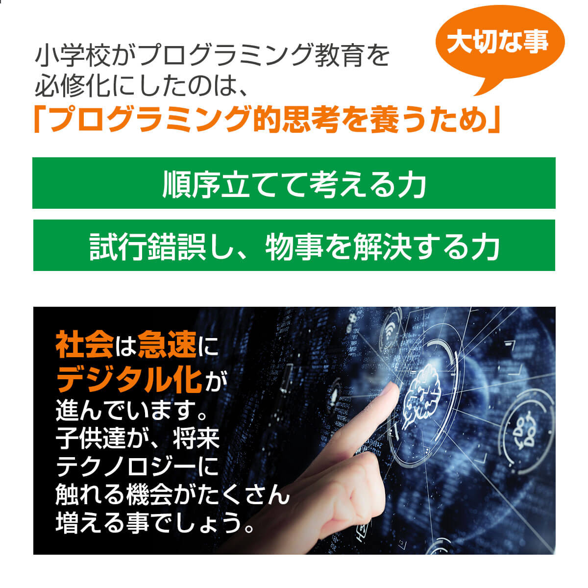 プログラミング的思考