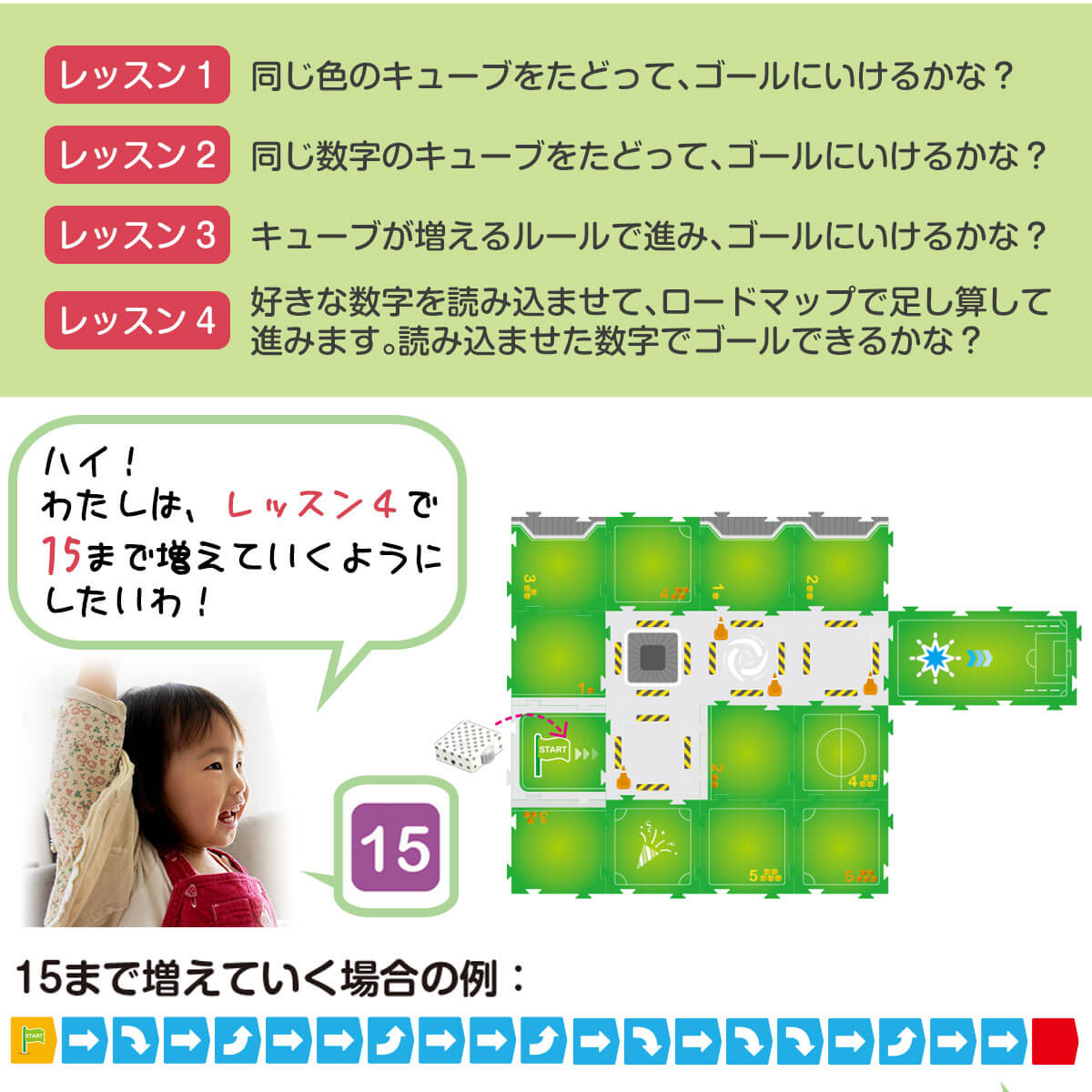 上級編では算数レッスンができます